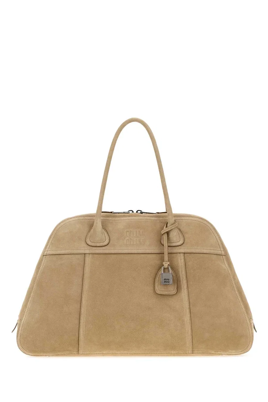 Miu Miu Vivant Shoulder Bag Beige