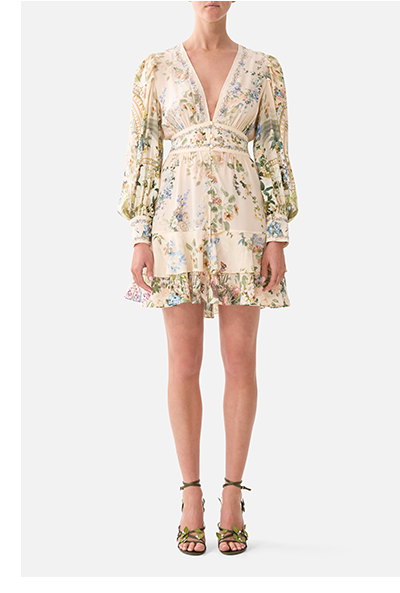 BUTTON FRONT FRILL DRESS | MIDSUMMER MASTERPIECE