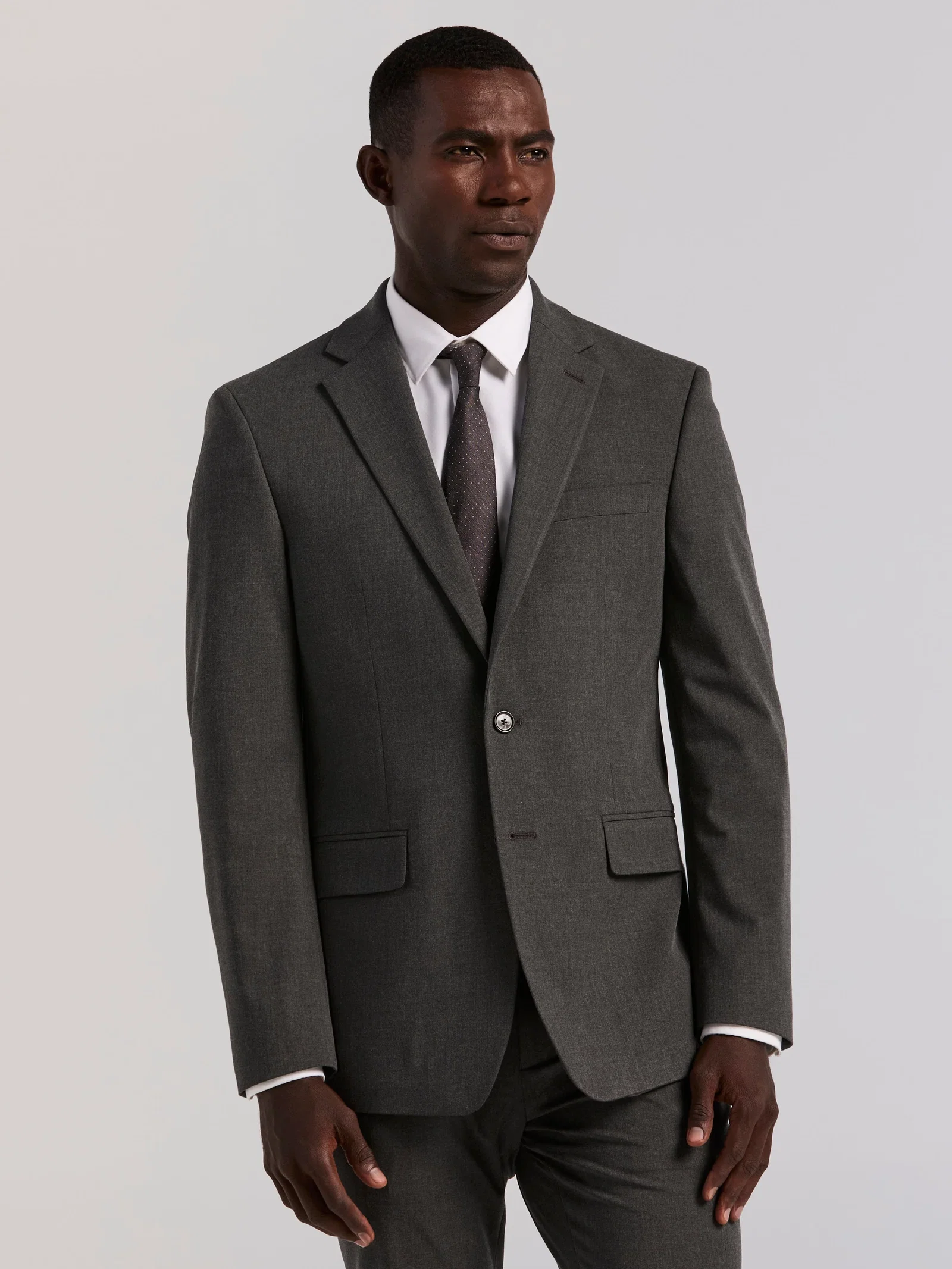 Slim Fit Gabardine Suit Jacket Slim Fit Gabardine Suit Jacket