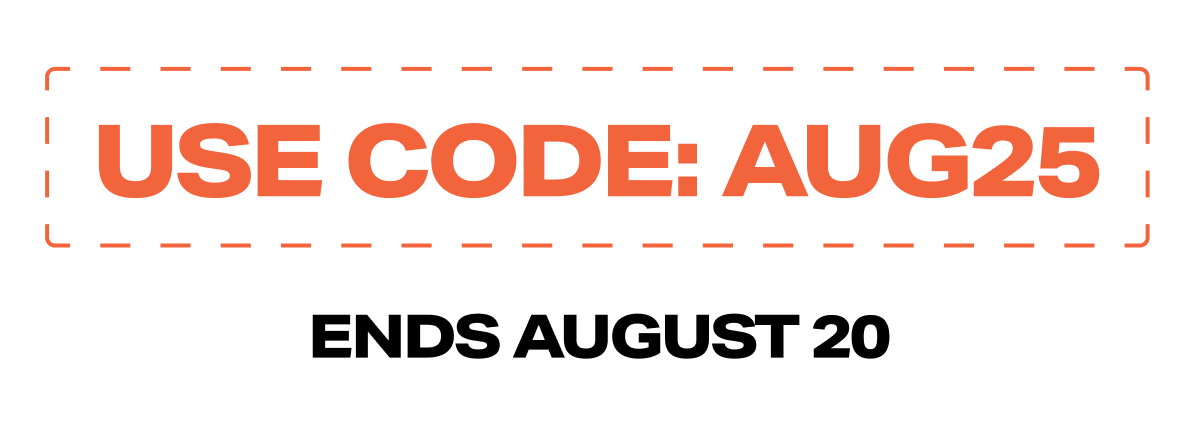Use Code: AUG25