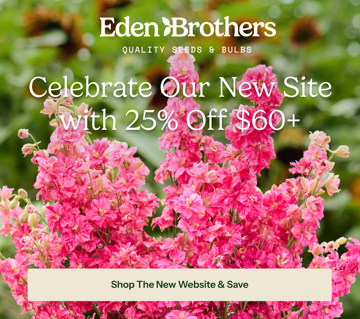 Our New Shopping Experience Has Arrived: For the last year, our team has been reimagining the way you shop with us and how we show up for you. And today, it’s official: our new website and brand experience is ready for you to explore.  Shop the new website and take 25% off your order $60+. Plus – all orders $100+ will receive a free gift. Use code NEWGROWTH at checkout to redeem.