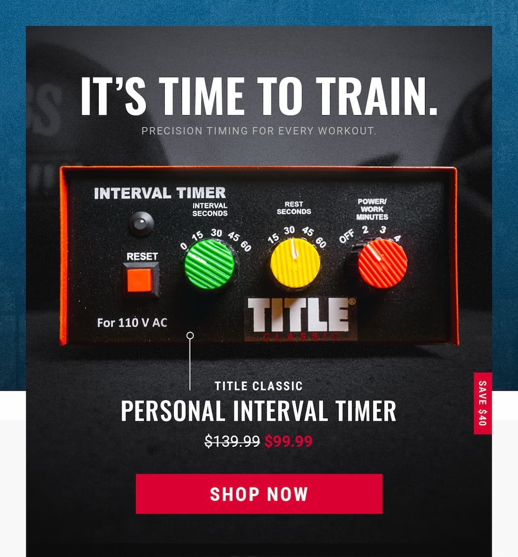 SHOP TITLE CLASSIC PERSONAL INTERVAL TIMER