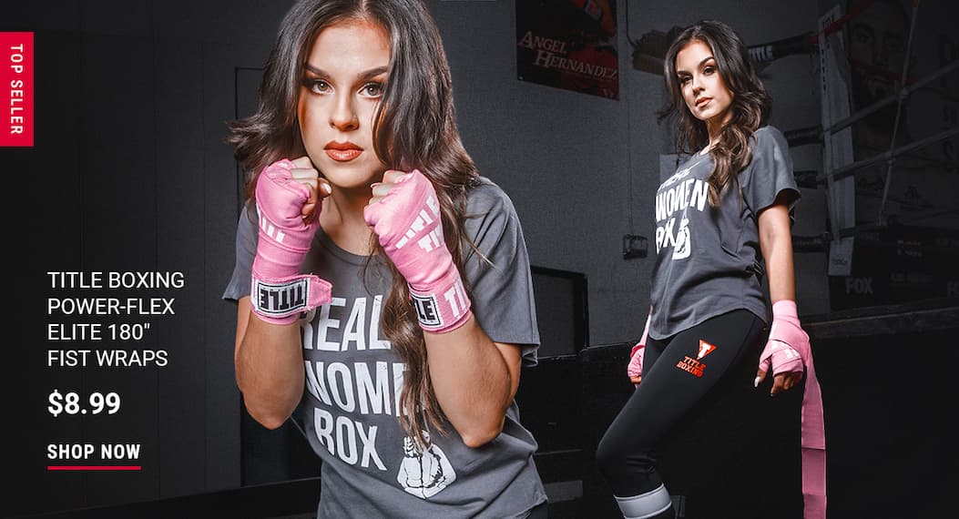 SHOP TITLE BOXING POWER-FLEX ELITE 180" FIST WRAPS