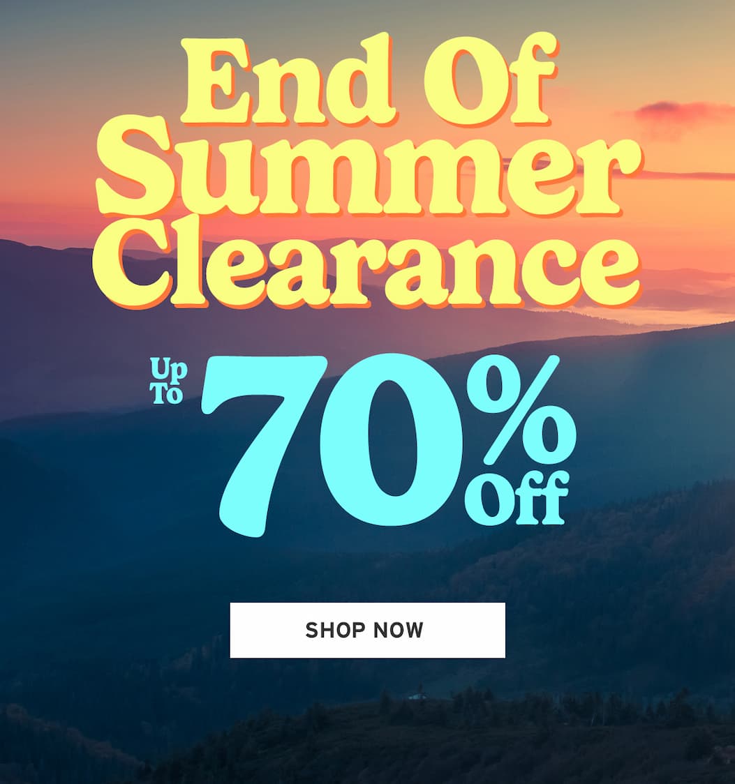 Up to 70% off End of Summer Clearance