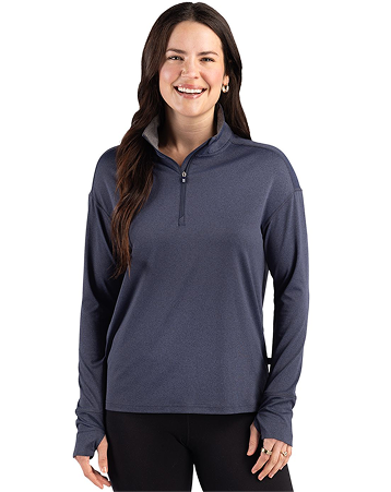 Forge Quarter Zip - Dark Navy Blue Heather