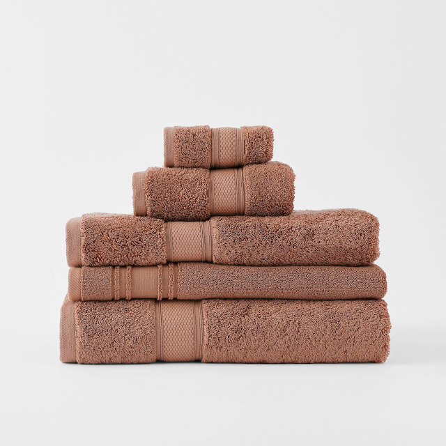 Egyptian Indulgence Towels - Clay