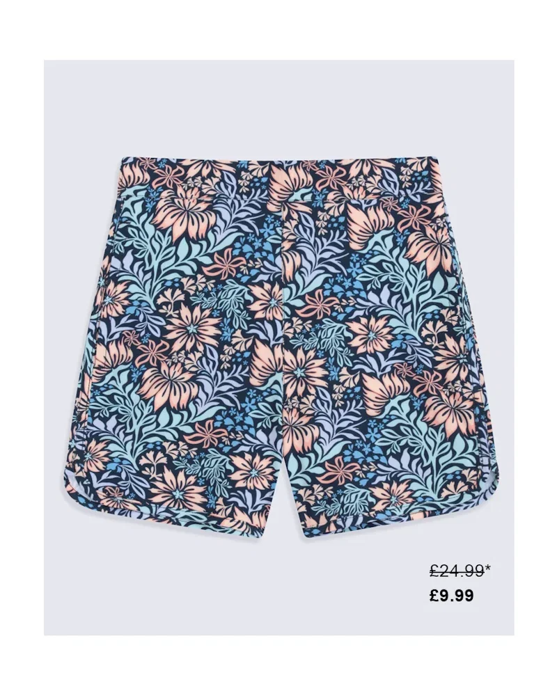 Nixie Printed Boardshorts