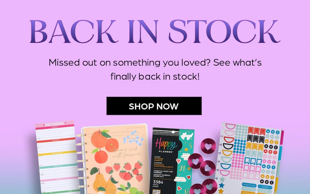 Back in Stock - Shop now