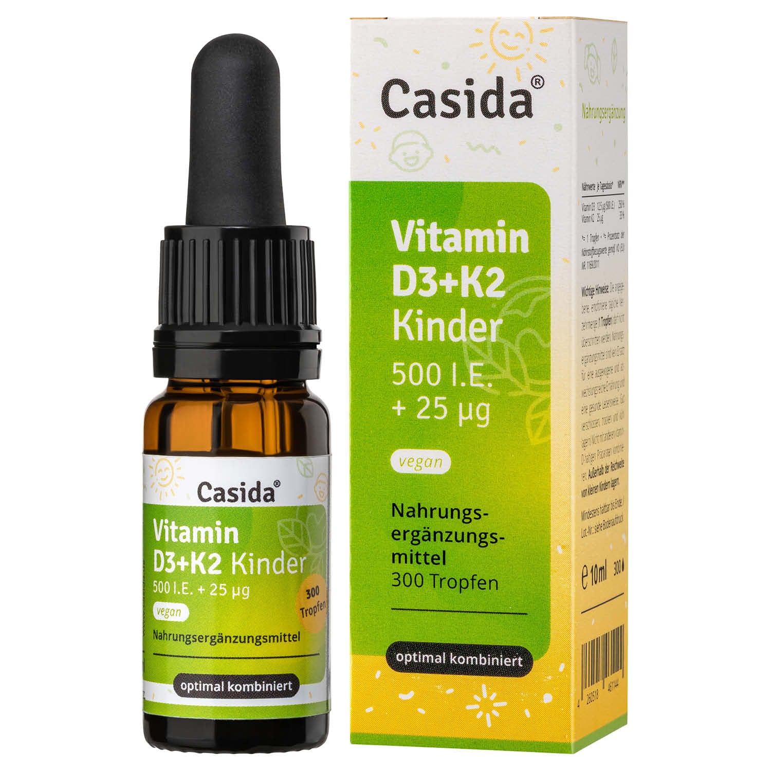 Image of Vitamin D3+ K2 Tropfen für Kinder Vegan
