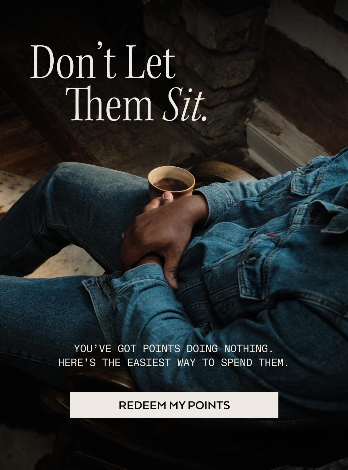 YOUVE GOT POINTS DOING NOTHING. HERES THE EASIEST WAY TO SPEND EM' REDEEM MY POINTS>