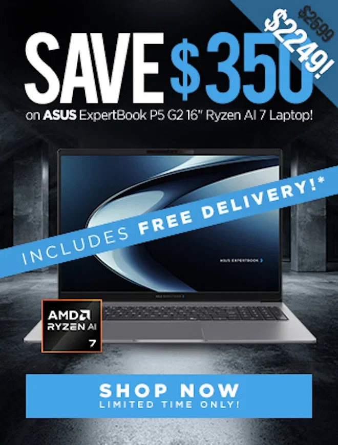 SAVE ASUS ExpertBook P5 G2 16" Ryzen AI 7 Laptop