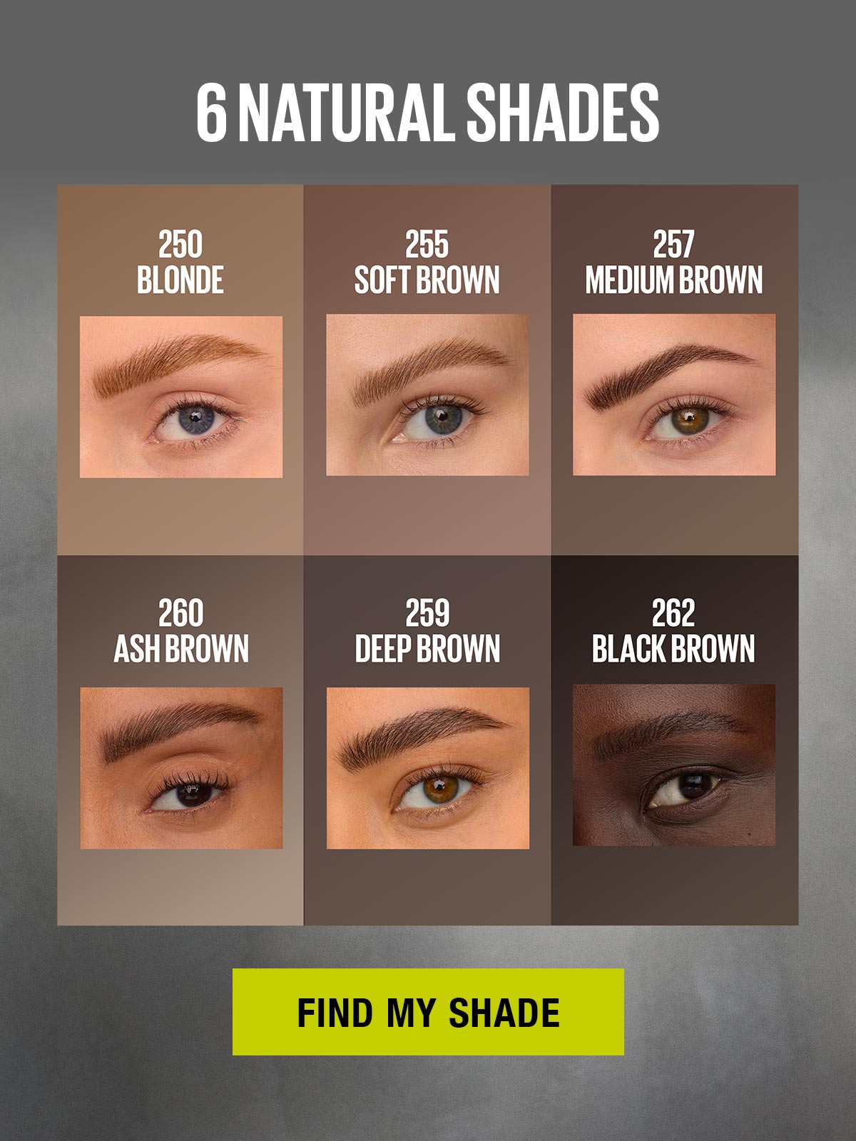 6 Natural Shades