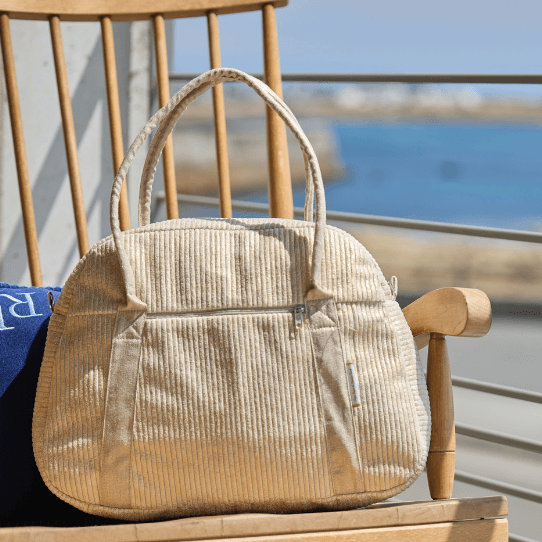 Sac bowling - velours côtelé doré PPMC