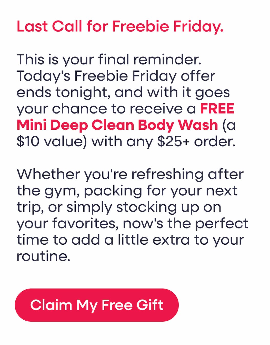 Last Call for freebie friday!