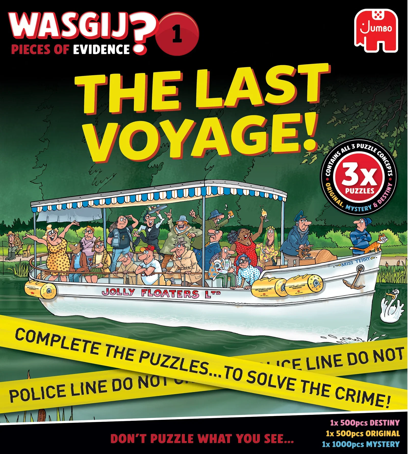 Image of Wasgij Pieces of Evidence 1 - The Last Voyage Jigsaw Puzzle Set