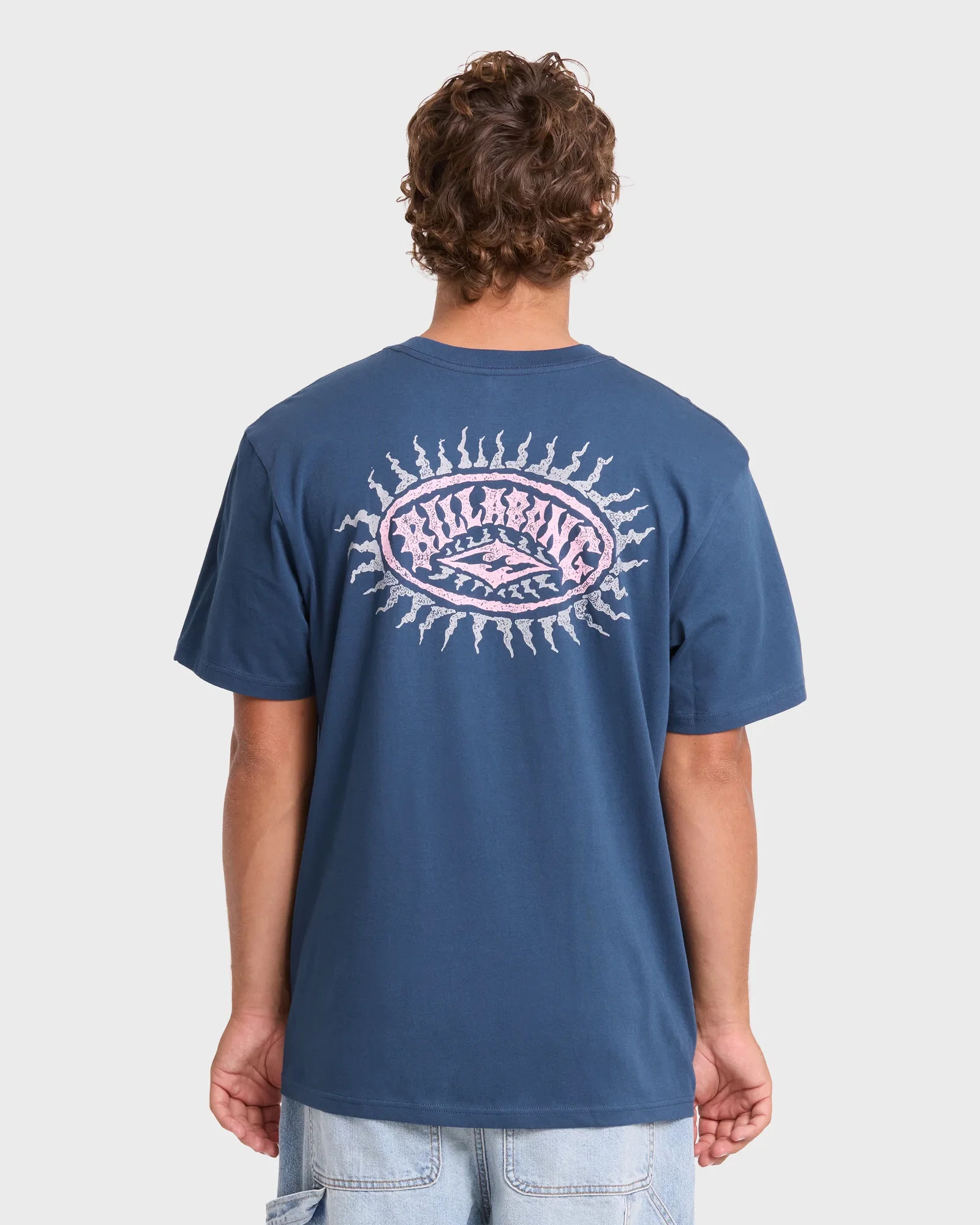 Image of Reverse Premium Short Sleeve Cotton T-Shirt - Dark Denim