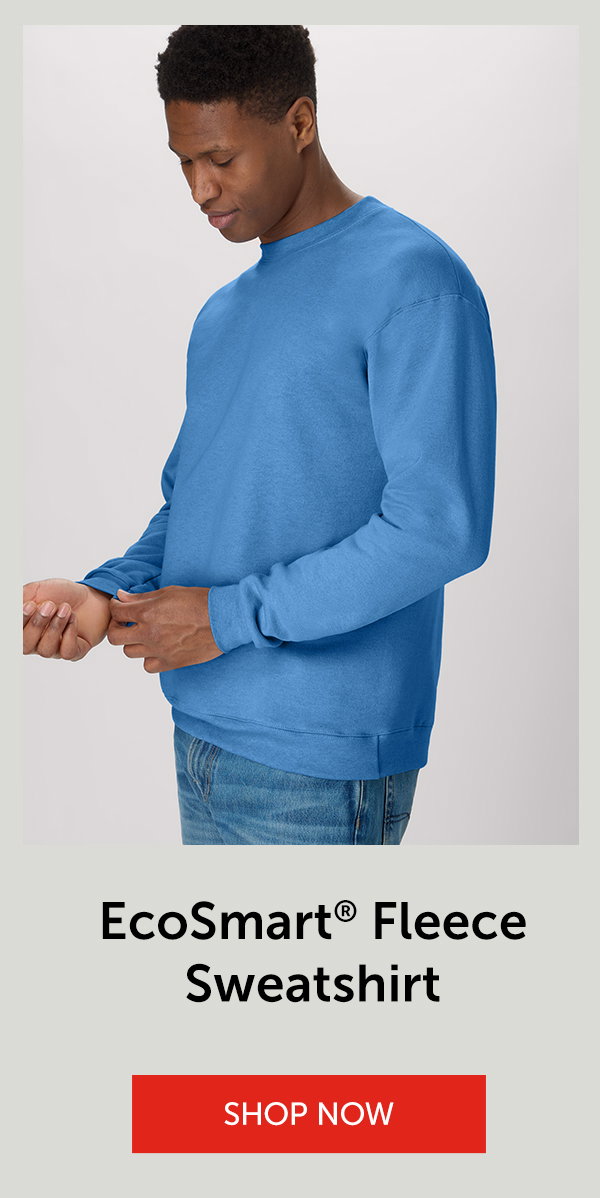 Hanes EcoSmart Unisex Fleece Sweatshirt 