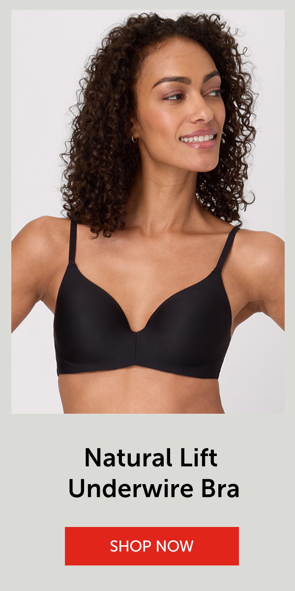 Hanes Women's Natural Lift Underwire Bra
