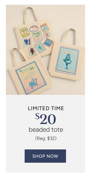 Beaded Tote Special Price $20 (reg. $32)