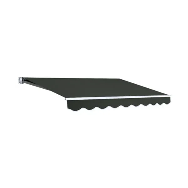 Folding Arm Awning Outdoor Awning Retractable Sunshade Grey