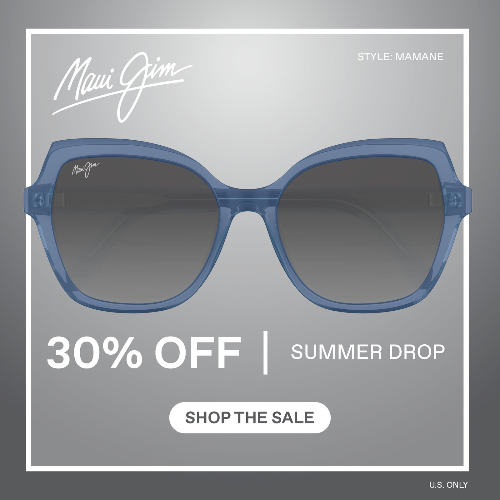 Maui Jim- 30% Off - Summer Drop. Shop Now Style Shown: Mamane