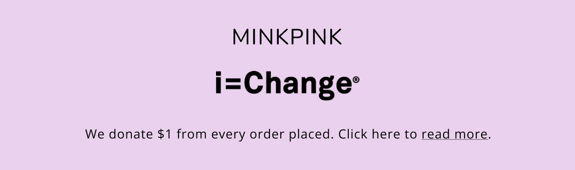 read more about our charity donations through i=change