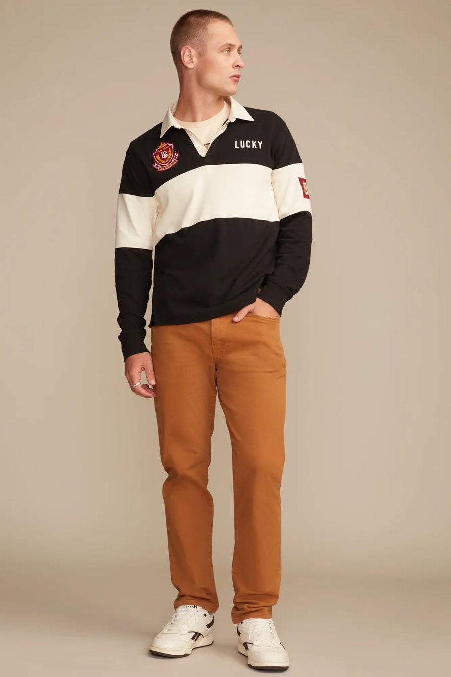 Image of Lucky Brand 410 Athletic Straight - Men's Pants Denim Straight Leg Jeans in Fleet Navy