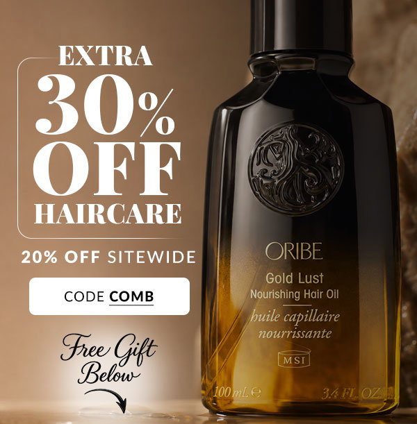 30% OFF HAIRCARE - 20% OFF EVERYTHING ELSE - SHOP NOW