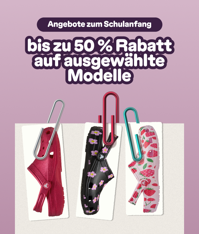 bis zu 50 % Rabatt auf ausgewählte Modelle 