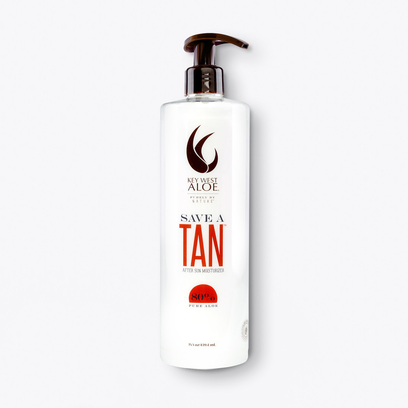 a bottle of Save A Tan After-Sun Lotion