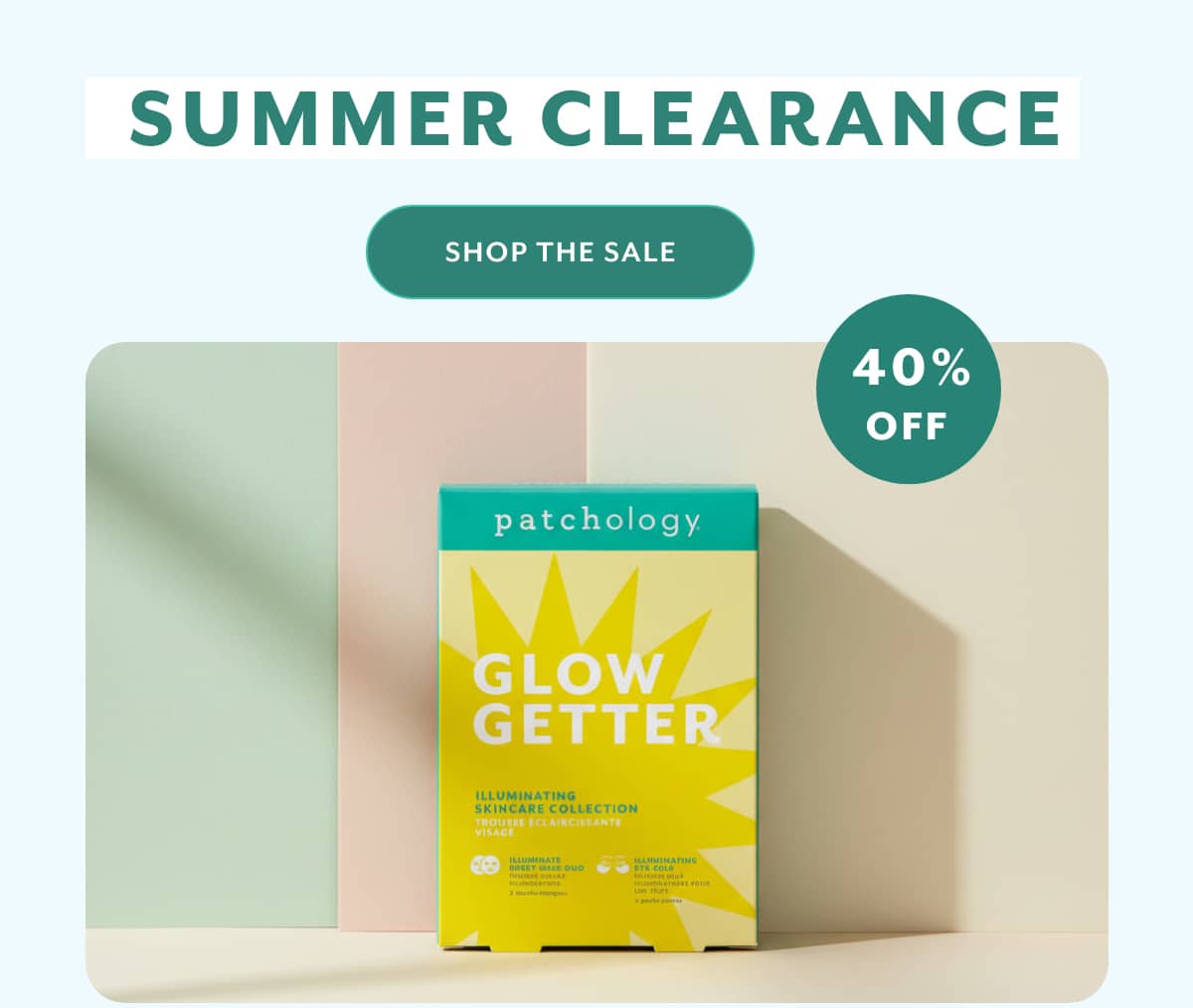 summer clearance sale 40% off