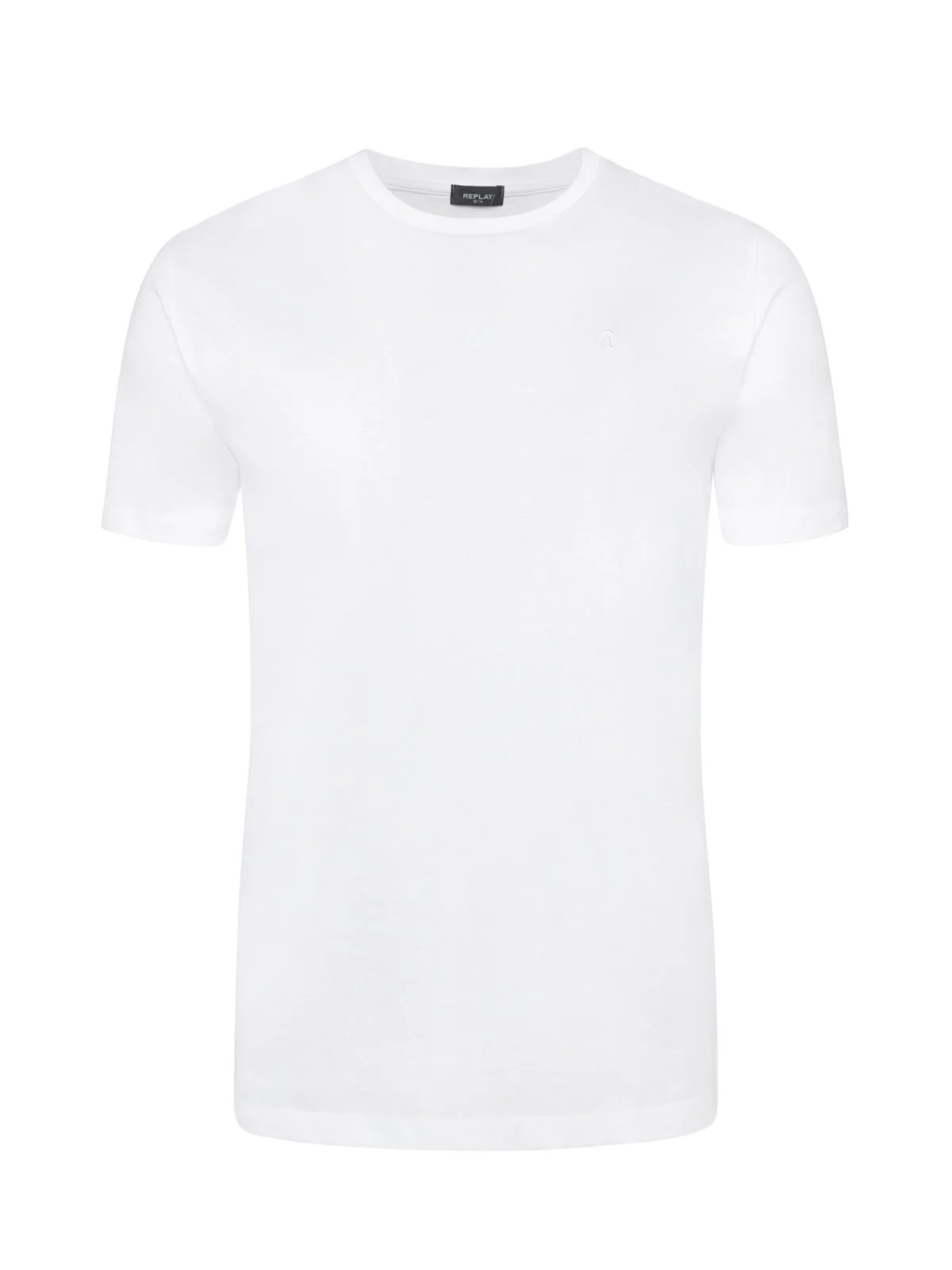Light plain T-shirt with O-neck