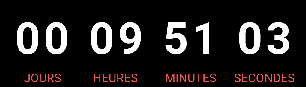 Compte à rebours jusqu'à 07:00