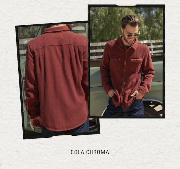 Cola Chroma Blanket SHirt
