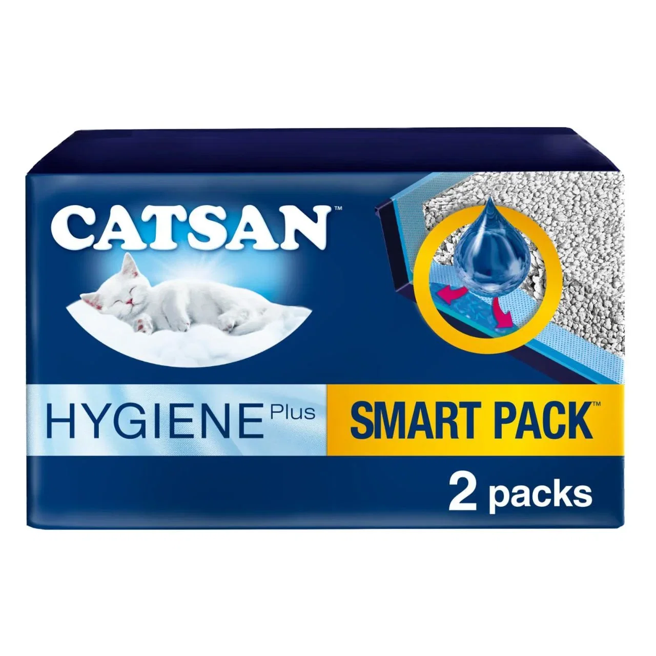 Image of Catsan Hygiene Smart Pack 2x Cat Litter Tray Liners