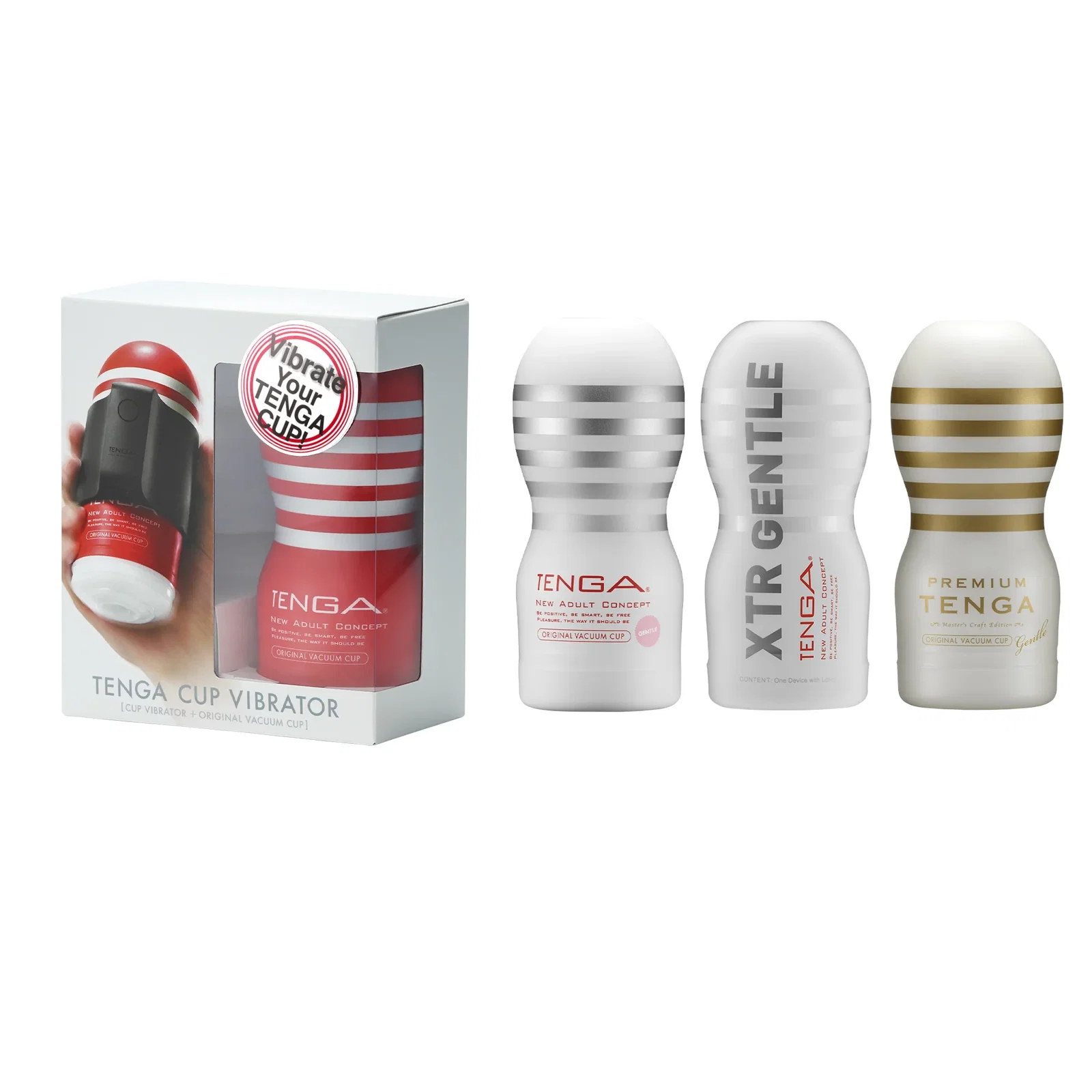 Image of CUP VIBRATOR Gentle Bundle