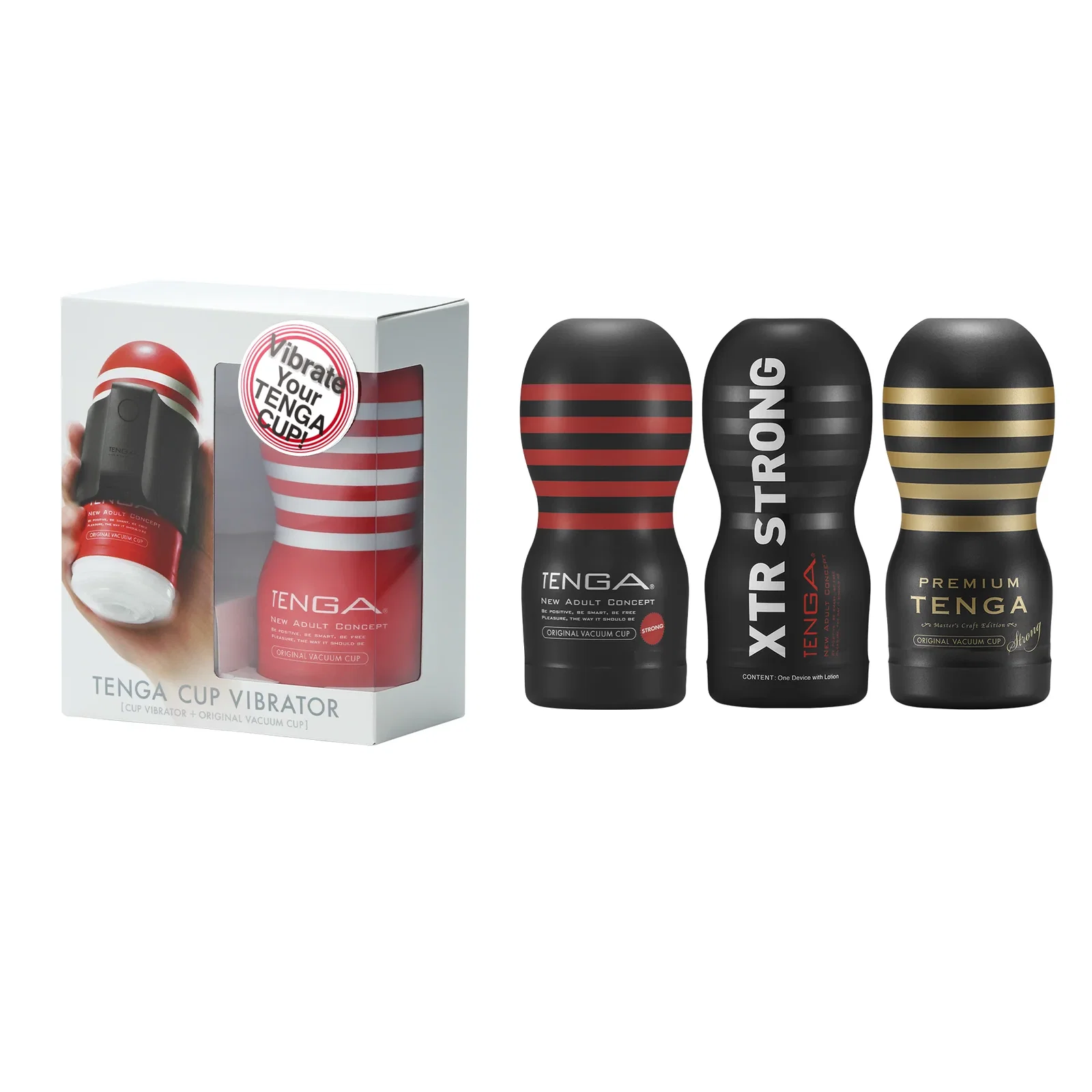 Image of CUP VIBRATOR Strong Bundle