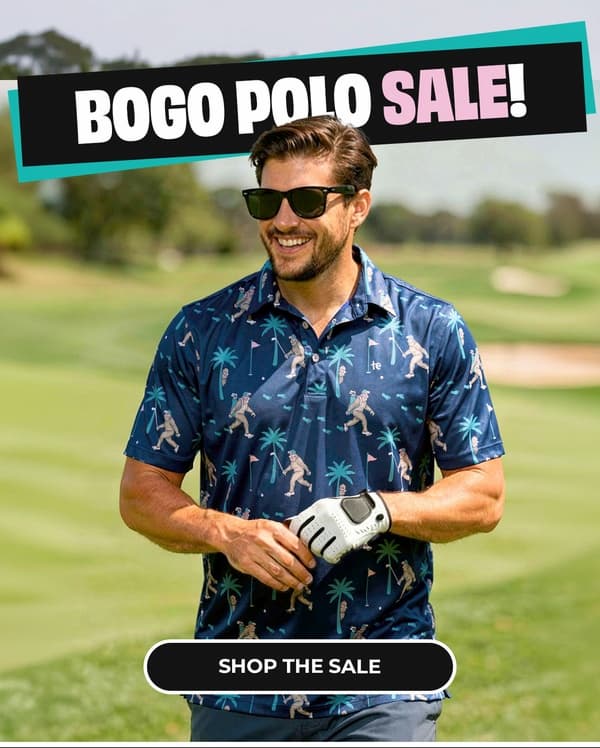 bogo50 golf polos