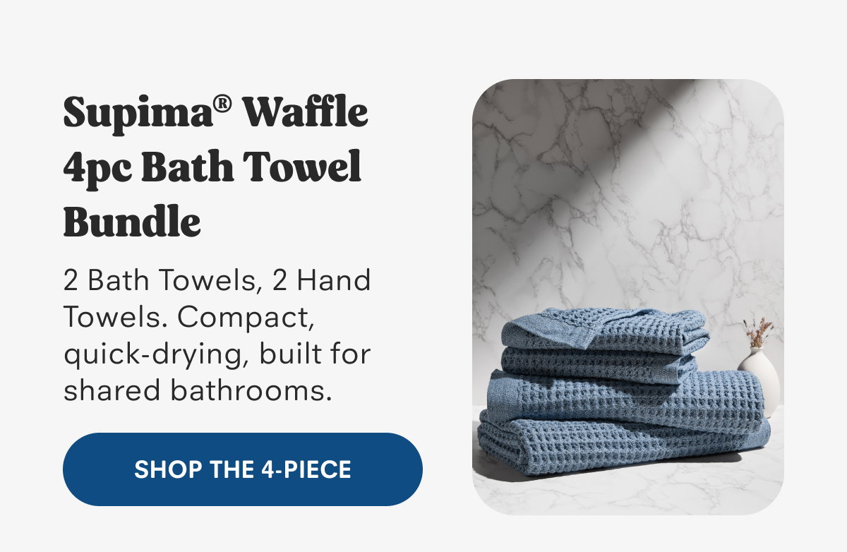 Supima Waffle Bath Towel