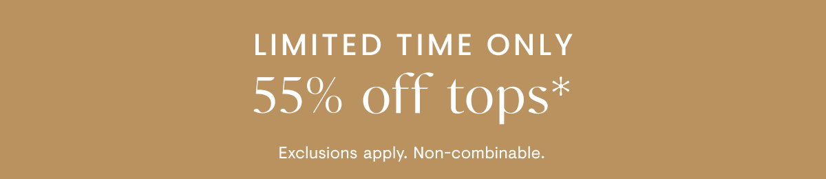 55% off tops