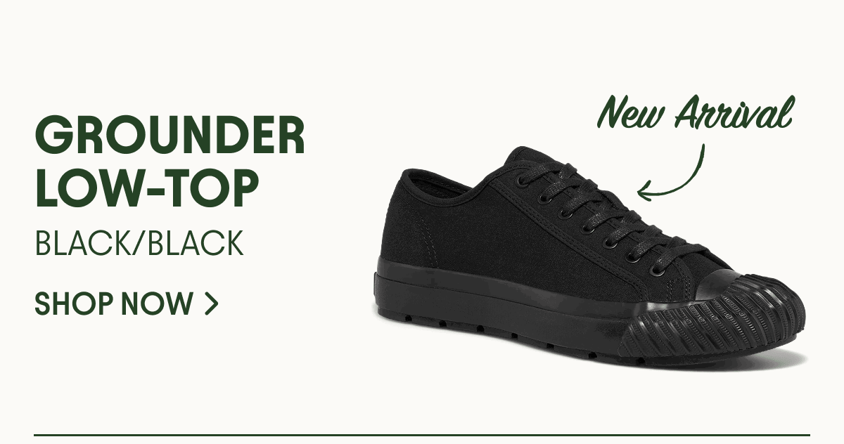 Grounder Low-Top Black/Black