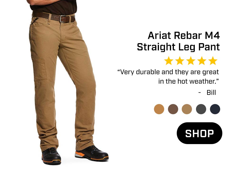 Ariat Rebar M4 Made Tough Durastretch Straight Leg Pant