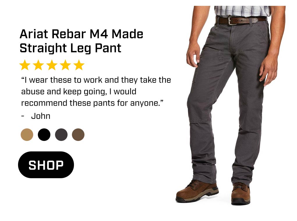 Ariat Rebar M4 Made Tough Double Front Pant