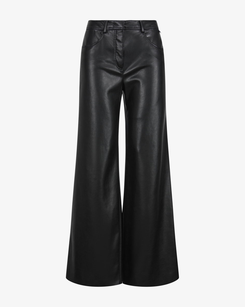 Kunstlederhose Warri Wide Fit High Waist 