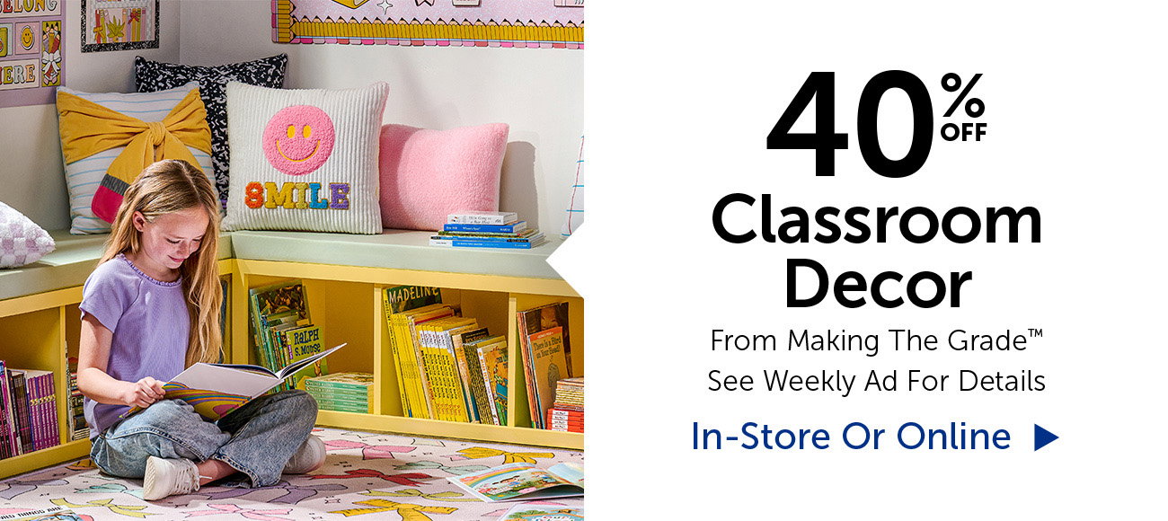 40% Off Classroom Decor - From Making The Grade™