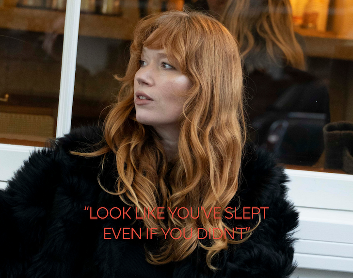 Look like you've slept even if you didn't