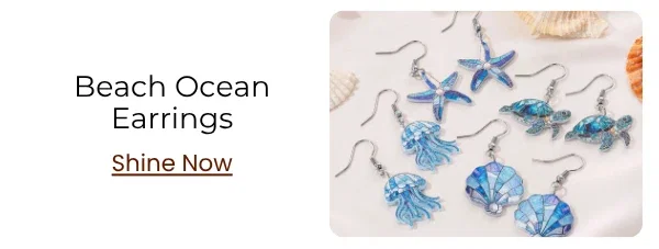 Beach Ocean Earrings