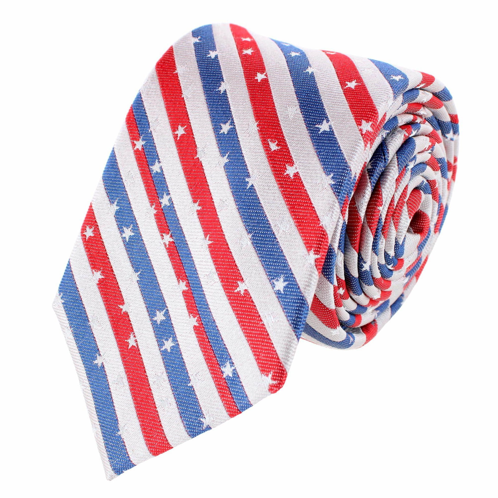 Image of Stars of Valor Silk Novelty Necktie
