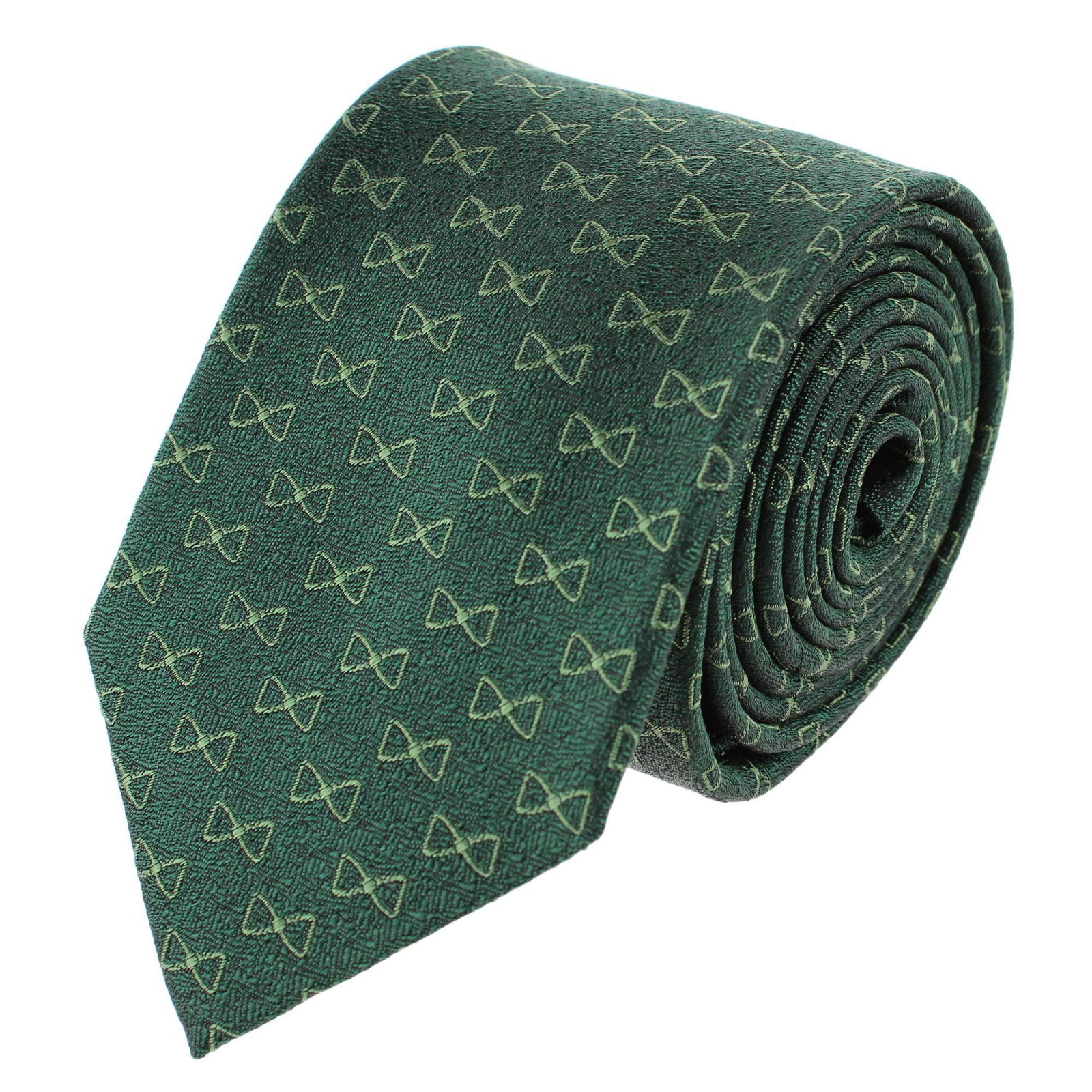 Image of Trafalgar Signature Logo Silk Novelty Necktie