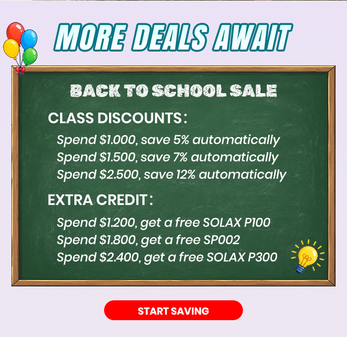 Back to School Sale